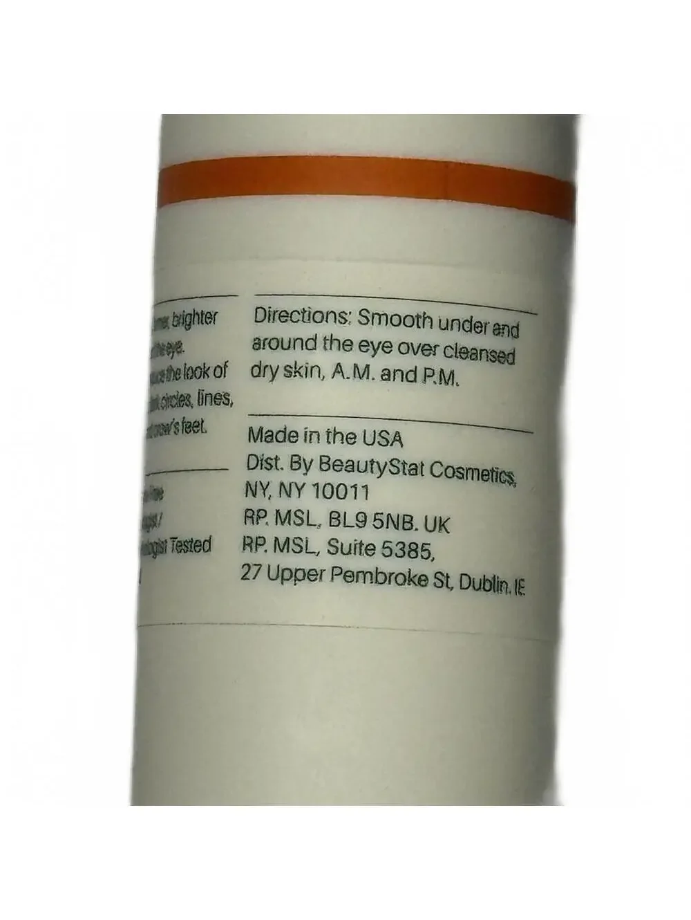 BeautyStat Universal C Eye Perfector Cream - 15ml